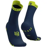 Compressport - Pro Racing Socks V4.0 Run High - Calcetines de running size T1 - EU 35-38, gris