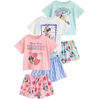 Next Pijama azul real / azul cielo / pitaya / blanco