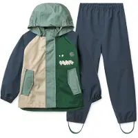 Liewood - Kid's Pedia Rainwear Set - Conjunto impermeable size 134, azul