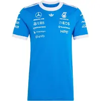Adidas adidasCAMISETA MERCEDES-AMG PETRONAS FORMULA 1 TEAM BLUE WONDER DRIVER L Blue Bird / White Hombre