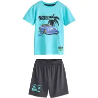 Next Pijama azul oscuro / azul claro / negro