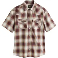 Next Camisa beige / gris claro / rojo oscuro / blanco
