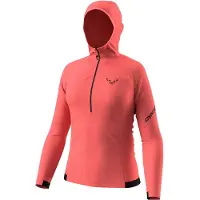 Dynafit - Women's Traverse Thermal 1/2 Zip - Jerséis de forro polar size L, rojo