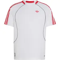Adidas Camiseta rojo / blanco