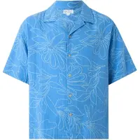 Gap Camisa azul real / blanco