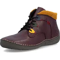 Rieker Botines con cordones navy / mostaza / mora / rojo