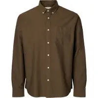 Selected Camisa 'Rick' marrón