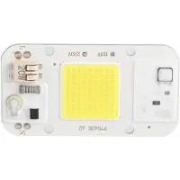 Gistuch Paneles de lámparas LED-COB de 20 W, 30 W y 50 W, 220 V, sin soldadura, luz blanca cálida, espectro completo (blanco, 20 W)