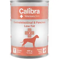 Calibra Dog Veterinary Diets - Gastrointestinal & Pancreas Low Fat - Alimento Húmedo - 6 x 400 g
