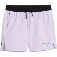 Puma Pantalón deportivo 'x HYROX PWRMODE' gris / lila pastel / negro