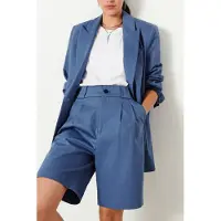 Ba&sh Bermuda State Bleu Talla: S | Pantalones Cortos Outlet | Mujer