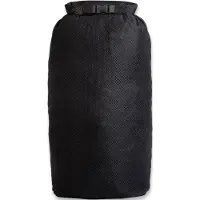 Savotta Rolltop Stuffsack 40L, mesh, negro