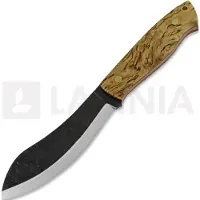 Brisa Cuchillo Nessmuk 125, stabilized curly birch