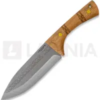 Condor Pictus CTK3941-6.1HC, Stonewashed 1095 Carbon Steel, American Hickory, cuchillo fijo, diseño de Walter Matthews