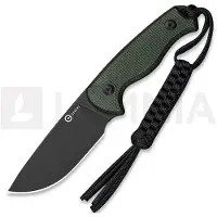 CIVIVI Timberbark C23094-3 Blackwash 14C28N, Green Canvas Micarta, cuchillo fijo