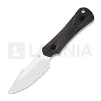 Kizer Cutlery Bone 1122A4 Stonewashed AEB-L , Stabilized Wood, cuchillo fijo, diseño de Maverick Customs