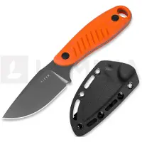 Kizer Cutlery Hare 1077A1 Grey PVD D2, Orange G10, cuchillo fijo, Azo design