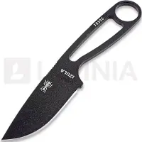 ESEE Izula Black IZULA-B cuchillo de cuello con funda negra + clip de cinturón