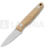 Böker Plus Five Point Nine 02BP0008 Stonewashed 440C, Brown Micarta, cuchillo fijo