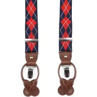 Suitable Luxe Tirantes Cuadros Rojo