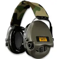 Sordin Orejeras Supreme Pro-X LED, Hear2, Camo band, GEL, verde