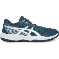 Asics para mujer/niña. 1074A045 Zapatillas Upcourt 6 GS verde oscuro (36), Plano, Cordones, Casual, Deportivo, Multideporte, moda infantil,