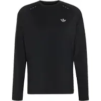 Adidas Originals adidasCamiseta TECH TREFOIL ESSENTIALS POLY MANGA LARGA XL Black Hombre
