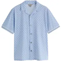 Next Camisa azul claro / blanco