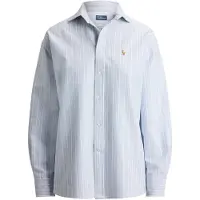Ralph Lauren para mujer. 211B21507002 Camisa oxford de algodón Relaxed Fit azul (L), Casual, Manga larga, outlet 2026