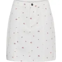 Kaffe Falda 'lora' rosa / blanco