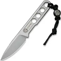 CIVIVI Circulus C22012-2, Stonewashed 10Cr15CoMoV cuchillo de cuello, diseño de Ostap Hel
