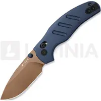 Kizer Cutlery Navaja Sheepdog C01C Elmax, Blue Aluminum, Sunset Metal PVD