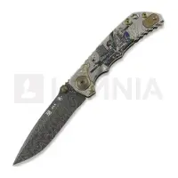 Spartan Blades Navaja Harsey Folder Damascus Long Gunner Edition