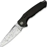 Bestech Nyxie - Damasteel - Titanium, negro