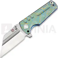 Artisan Cutlery Navaja Proponent Framelock CPM S35VN, blue/gold
