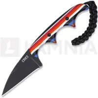 CRKT Cuchillo de cuello Minimalist Wharncliffe, multicolored