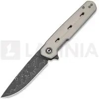 CIVIVI Navaja Navo Damascus, Ivory G-10