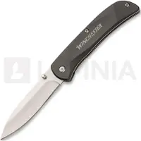 Winchester Navaja Linerlock Black Aluminum