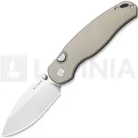 Kizer Cutlery Navaja Phoca BD 14C28N, Sand Aluminum, Satin