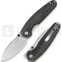 Kizer Cutlery Navaja Meteora Nitro-V, Black Micarta
