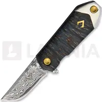 V Nives Navaja KillaBite Damascus, wood