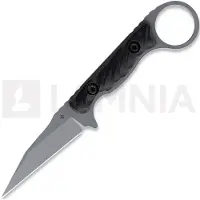 Toor Cuchillo Jank Shank W, Black G-10, Gray Gun-Kote