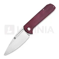 Artisan Cutlery Navaja Arion CPM S35VN, Micarta Titanium, rojo