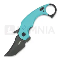 Kubey Navaja Jaw Karambit - Tiffany Blue G10