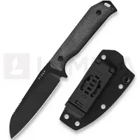 Kizer Cutlery Cuchillo Begleiter Fix Sheepsfoot 3V, Black Micarta