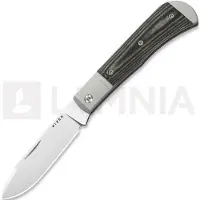 Kizer Cutlery Navaja Trestle D Nitro-V, Gray Aluminum & Norplex Ultrex Micarta