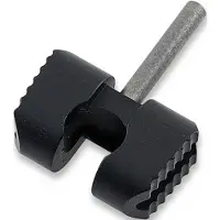 Flytanium Slotted Titanium Ball Cage Lock for Spyderco Manix 2 - Black