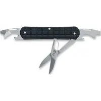 FOX Vulpis 3-Tools FX-VPGPW-130-F3-BK, Stainless Steel, Black Aluminum multiherramienta
