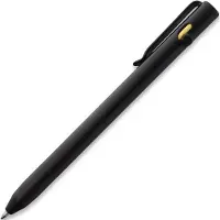 Big Idea Design Slim Bolt Action Pen SBA-BK Black Titanium, everyday carry pen, bolígrafo EDC