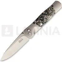 Santa Fe Stoneworks Navaja Tesoro Button Lock Obsidian